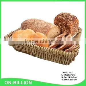 Handmade Wicker Woven Pantry Storage Basket thumbnail-1