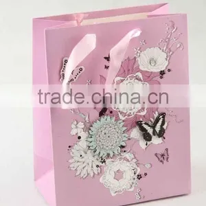 Printed Foldable Gift Bag With 3D Butterfly Patterns/Shopping Paper Bag thumbnail-2