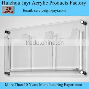 Assessed Supplier Acrylic Wall Mounted Business Card Holder thumbnail-1