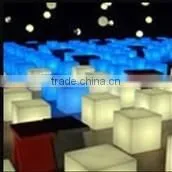 Hot! LED Color Change Plastic Small Cube Shape Table Light / Otobi Furniture in Bangladesh Price Furniture thumbnail-1