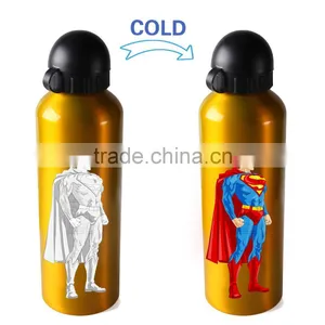 500ml Promotional Aluminum Drinking Cold Color Changing Water Bottle thumbnail-1