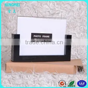 KM-VP84 Clear Acrylic Picture Photo Frame Display With Black Base thumbnail-6