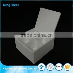High Quality White Acrylic Display Box for Cosmetic thumbnail-1