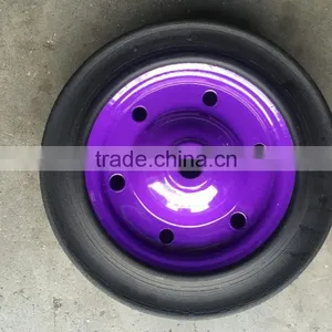 Wheelbarrow WB3800 13"x3" Solid Rubber Powder Wheel thumbnail-2
