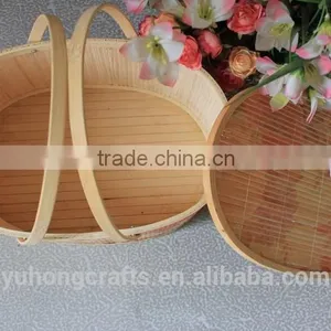 2015 New Bamboo Picnic Basket thumbnail-5