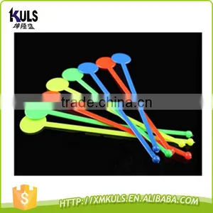 Elegant Coffee Drink Stirrer Novelty Cocktail Custom Plastic Swizzle Sticks Coffee Stirrer thumbnail-4