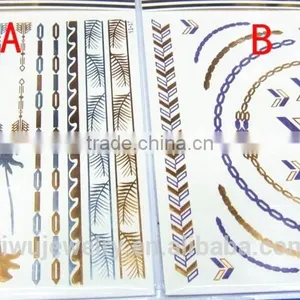 T001-010 Sexy Women Body Printing Temporary Tattoo Sticker thumbnail-1