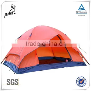 4 Person Double Layer Camping Tent Big Dome Tent thumbnail-1