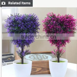 Lucky Heart Plants for Home Artificial Small Potted Plants thumbnail-3