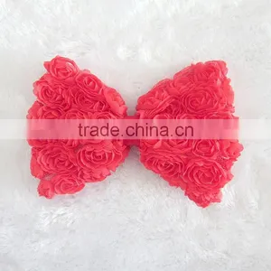 Shabby Bow Flower Clip for Kids Hair Accessories thumbnail-3