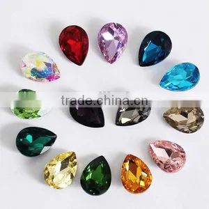 Glass Stone, Crystal Fancy Stone Without Claw or With Claw thumbnail-1