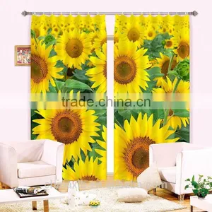 3D Digital Printed Shower Curtain With Matching Window Curtain thumbnail-6