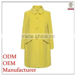 Cute Peter Pan Collar Long Sleeve Formal Long Dress Coats Women thumbnail-1