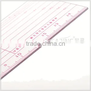 Kearing 5*15*0.12cm Rectangle Patchwork Grading Rulers for Sewing 1.2mm Thickness Plastic Rulers# W5150 thumbnail-3