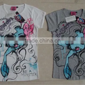 Girls Printed T-shirt, Full Body Fashionable Printed Tops thumbnail-1