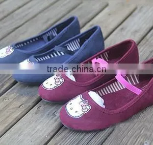 2017 Overstock Clearance Cute Cartoon Pattern Little Girls Casual Shoe Kids Slip on Shoes thumbnail-1