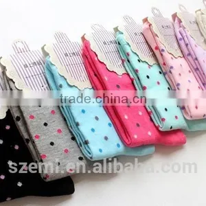 High Quality Wholesale Cute Cotton Women's Point Socks thumbnail-2