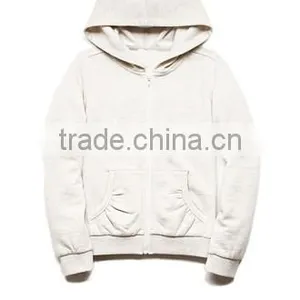 Latest Design Custom Blank Girls Kids Zipper Pocket Hoodies Wholesale China Supplier thumbnail-3