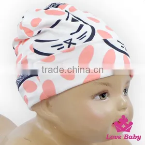 Wholesale Lovely St. Patrick's Item Green Cap Pattern Printed Organic Cotton Baby Beanie Hat thumbnail-3
