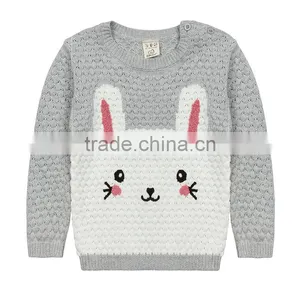 S17694A Cute Children Pullover Sweater With Embroidery Pattern thumbnail-4