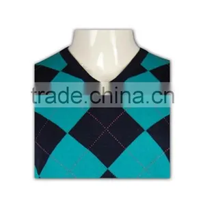 ISO9001/BSCI Manufature New Design Custom Acrylic Sweater Vest thumbnail-5