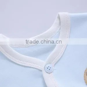 Wholesale Spring Long Sleeves Girls Baby Rompers Cotton Clothing thumbnail-4