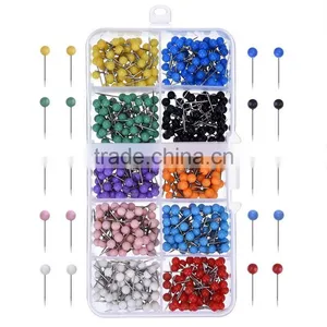 Colorful 1/8 Inch Map Push Pin Map Tack Each Color 100pcs thumbnail-1