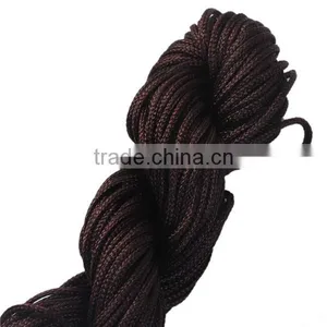 Polyester Jewelry Thread Dark Coffee 1mm Beading Cord thumbnail-2