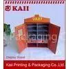 OEM Red Art Paper, Offset Paper Cardboard Display Stand / Racks For Products Promotion thumbnail-1