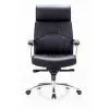 Leather Faced Executive Office Chair in Black thumbnail-2