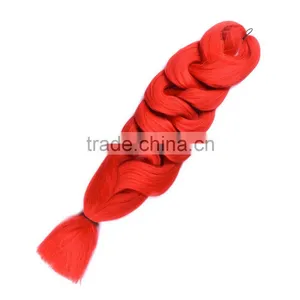 Black Rose Wholesale Two Colored Jumbo Braid 100 Cheap Synthetic Braiding Hair for Black Women thumbnail-6