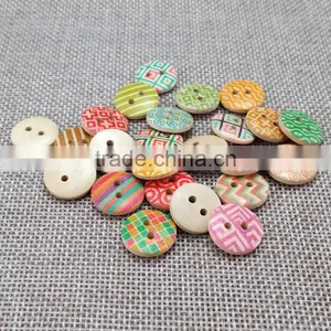 Bread Wood Button With Two-hole Button thumbnail-3