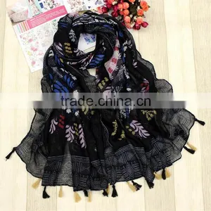 Fashion Custom Lady Scarf Low MOQ 100pcs thumbnail-6