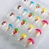 Disney Barbie Doll Fake Fingernails Fashionable Plastic Flower Art Nail thumbnail-1