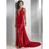 High Quality Light Satin Material Beaded Lady Formal Evenig Dress Custom Made thumbnail-1