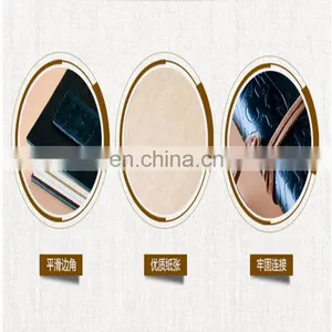 Customized Art Paper Personalized Notebook/ Fashion Design Vintage Notebook Printing With Rule and Elastic Band thumbnail-3