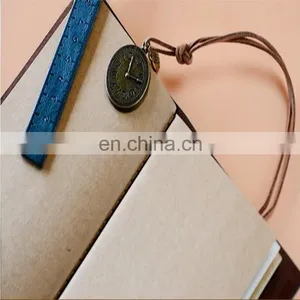 Customized Art Paper Personalized Notebook/ Fashion Design Vintage Notebook Printing With Rule and Elastic Band thumbnail-6