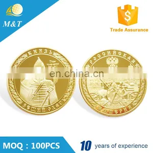 High Quality Wholesales Souvenir Metal Gold Antique Coin thumbnail-3