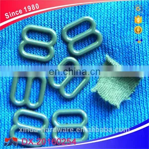 Fabric Color Coated Ring and Slider for Bra Adjustor Made by Alloy thumbnail-1