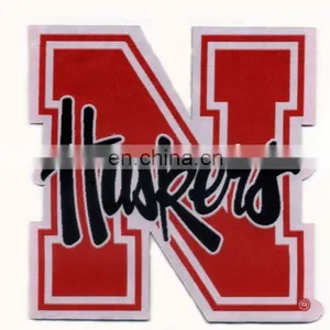 Red/ Black High Definition Laser Cut Letter Woven Patches/embroidered Patch thumbnail-1