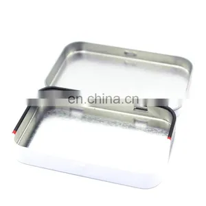 Custom Decoration Rectangular Empty Metal Candy Tin Cans Manufacturer thumbnail-2