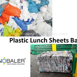 Plastic Lunch Sheets Baler Machine thumbnail-1