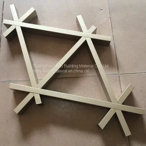 Indoor Metal Grid Ceilings Aluminum Flake Grille thumbnail-3