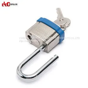 38mm Laminated Steel Shackle Safety Padlocks EP-8562 Metal Body Padlock thumbnail-2