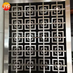 Custom Design Balcony Perforated Metal Screen Partition Restaurant Wall Divider thumbnail-2