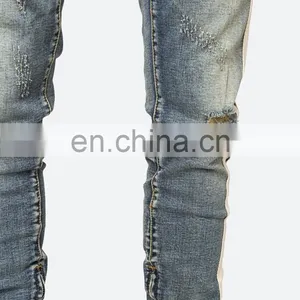 DiZNEW CHINA WHOLESALE SLIM FIT STRIPE CHEAP JEANS FOR MEN thumbnail-7