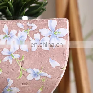 Unique Fancy Flower Pattern Custom Indoor Outdoor Garden Balcony Square Plant Pots for Home Decor thumbnail-2