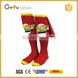 Fashion Funny Men Knee High Soccer Socks/Breathable Casual Socks thumbnail-1