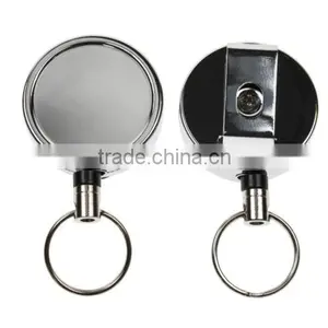 Pull Key Reel Wearable Key Organizer, Stainless Steel thumbnail-1