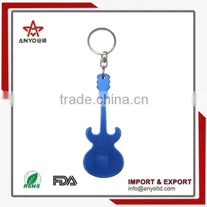 Factory Direct Sales Made in China Newable Guitar Keychain Metal Bottle Opener thumbnail-3